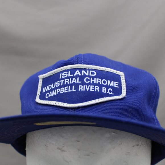 Vintage Patched Hat - Island Industrial Chrome by K Brand - Adult Snapback - Picture 2 of 8